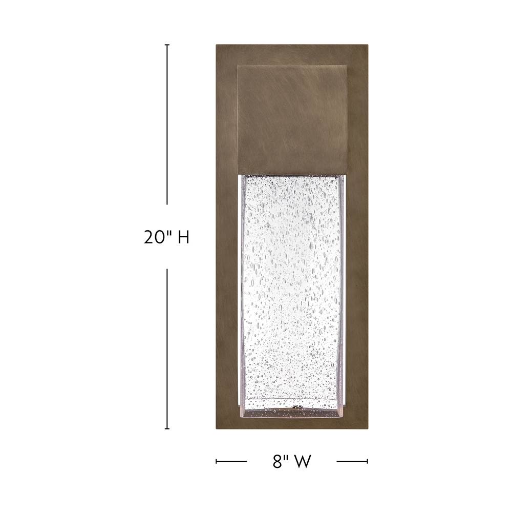 Lark 82014BU-LL Burnished Bronze Medium Wall Mount Lantern Image 2