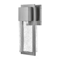 Lark 82014AL-LL Antique Brushed Aluminum Medium Wall Mount Lantern Image 1