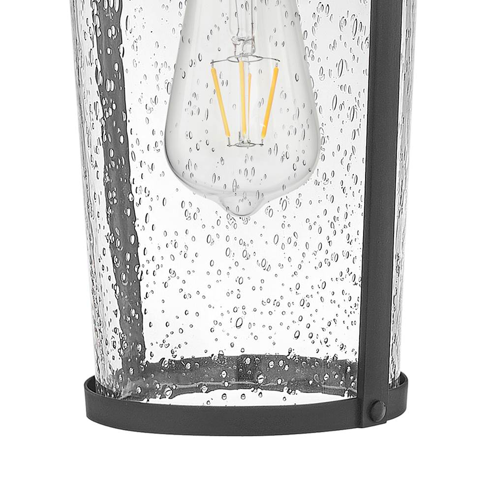 Lark 82020BK Black Small Wall Mount Lantern Image 3
