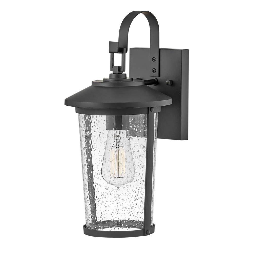Lark 82020BK Black Small Wall Mount Lantern Image 1