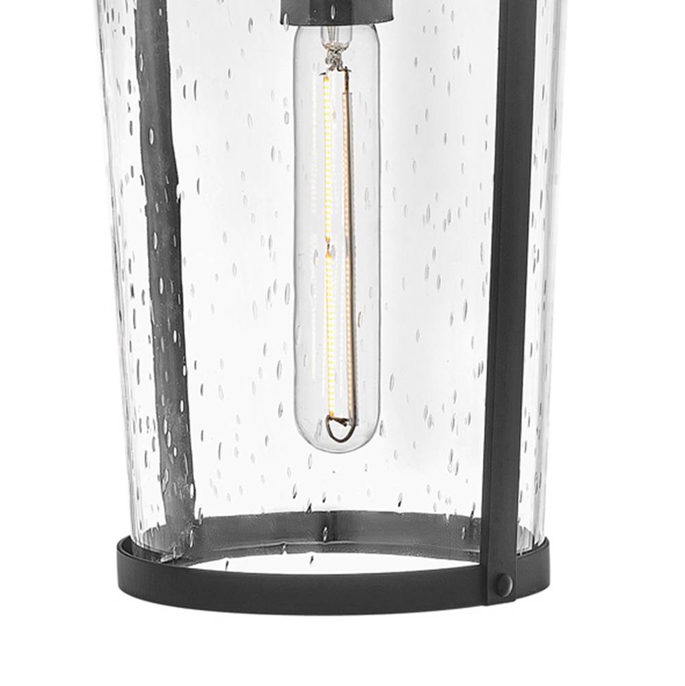 Lark 82024BK Black Medium Wall Mount Lantern Image 3