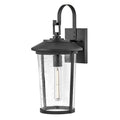 Lark 82024BK Black Medium Wall Mount Lantern Image 1
