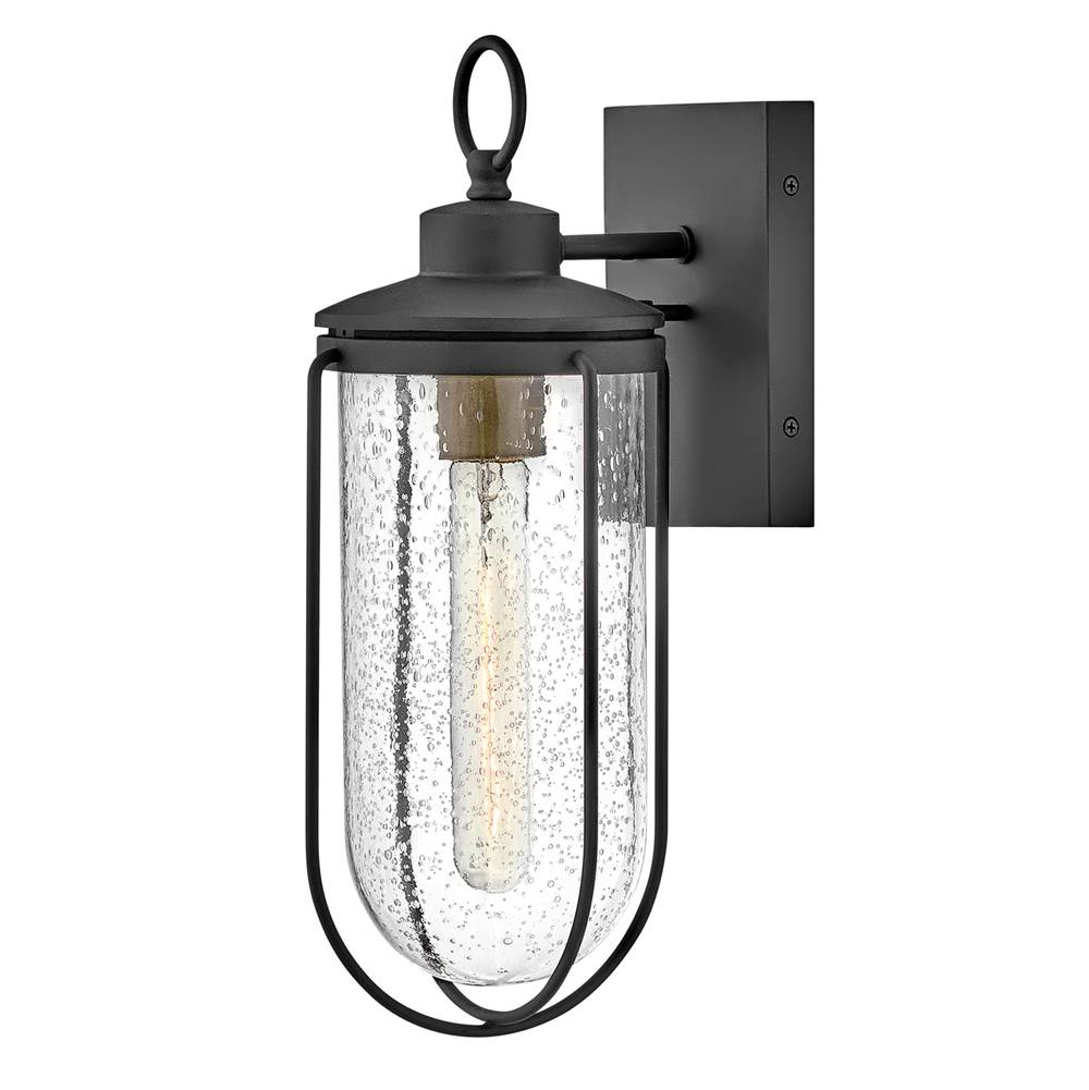 Lark 82030MB Museum Black Small Wall Mount Lantern Image 1