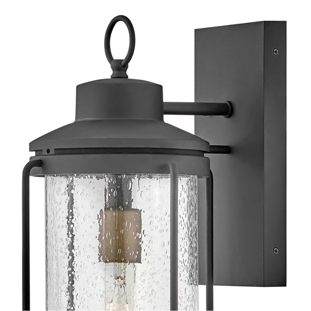 Lark 82034MB Museum Black Medium Wall Mount Lantern Image 3