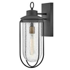 Lark 82034MB Museum Black Medium Wall Mount Lantern Image 1