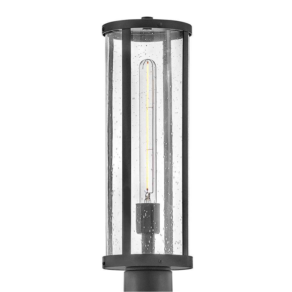 Lark 82051BK Black Medium Post Mount Lantern Image 6