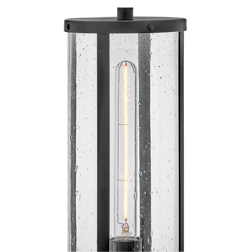 Lark 82051BK Black Medium Post Mount Lantern Image 5