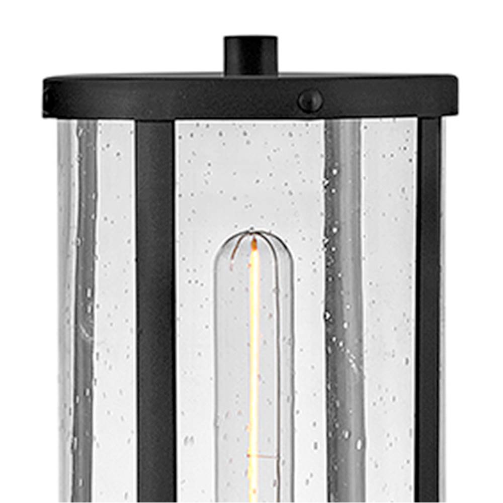 Lark 82051BK Black Medium Post Mount Lantern Image 4