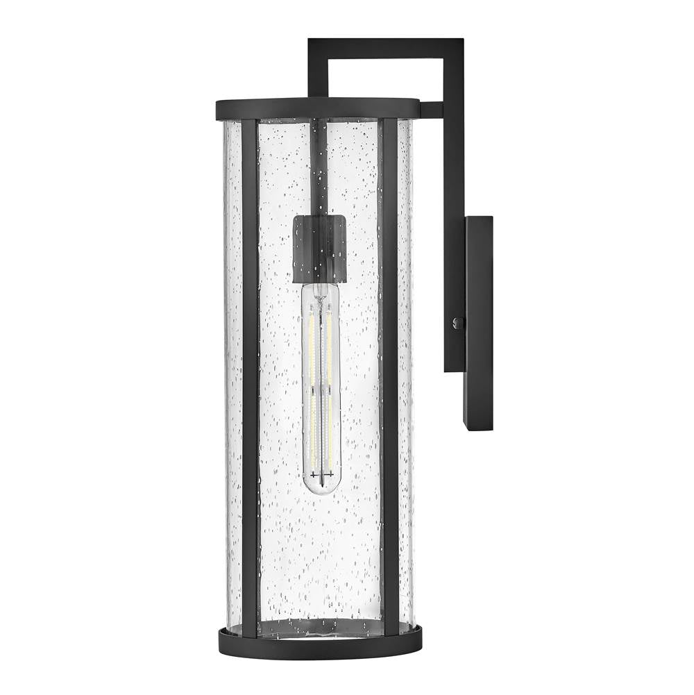 Lark 82054BK Black Medium Wall Mount Lantern Image 8