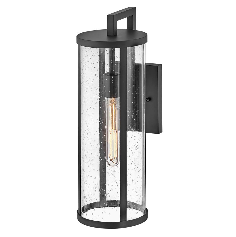 Lark 82054BK Black Medium Wall Mount Lantern Image 6