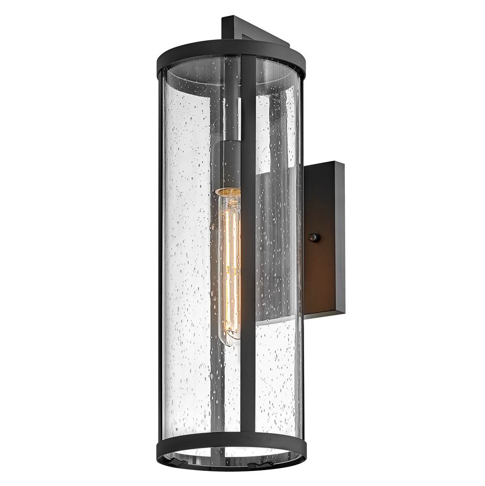 Lark 82054BK Black Medium Wall Mount Lantern Image 5