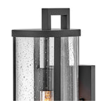 Lark 82054BK Black Medium Wall Mount Lantern Image 4