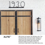 Lark 82054BK Black Medium Wall Mount Lantern Image 2
