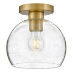 Lark 83011LCB Lacquered Brass Small Flush Mount Image 8