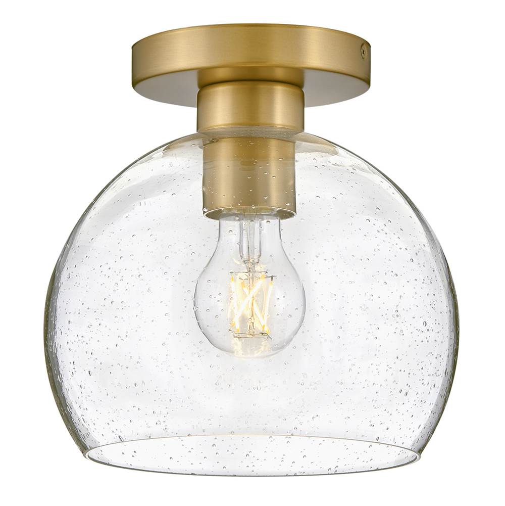 Lark 83011LCB Lacquered Brass Small Flush Mount Image 8
