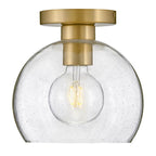 Lark 83011LCB Lacquered Brass Small Flush Mount Image 7