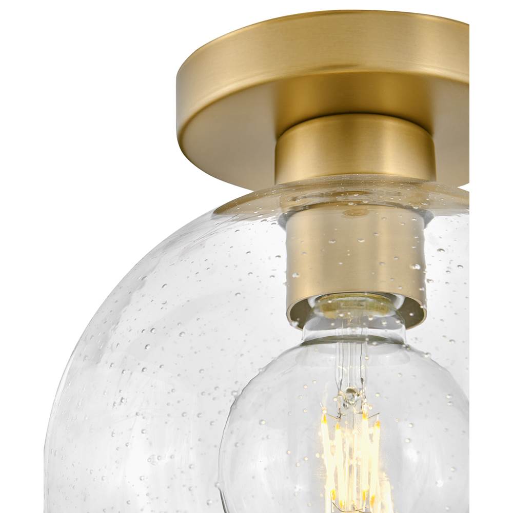 Lark 83011LCB Lacquered Brass Small Flush Mount Image 5