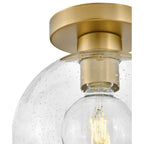 Lark 83011LCB Lacquered Brass Small Flush Mount Image 5