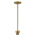 Lark 83015LCB Lacquered Brass Five Light Pendant Image 4