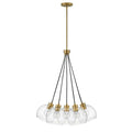 Lark 83015LCB Lacquered Brass Five Light Pendant Image 1