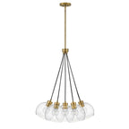 Lark 83015LCB Lacquered Brass Five Light Pendant Image 1