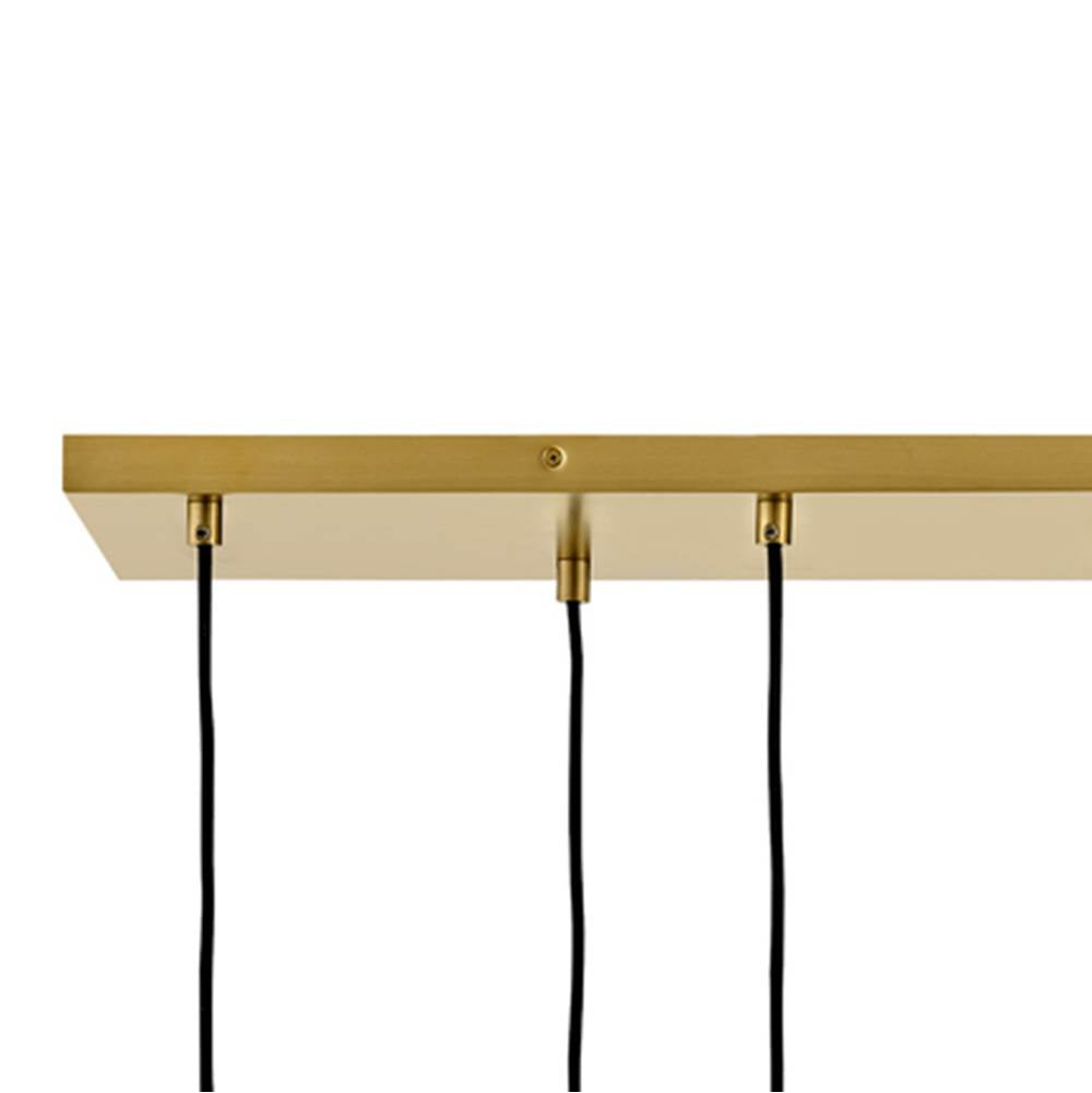 Lark 83016LCB Lacquered Brass Seven Light Linear Image 5