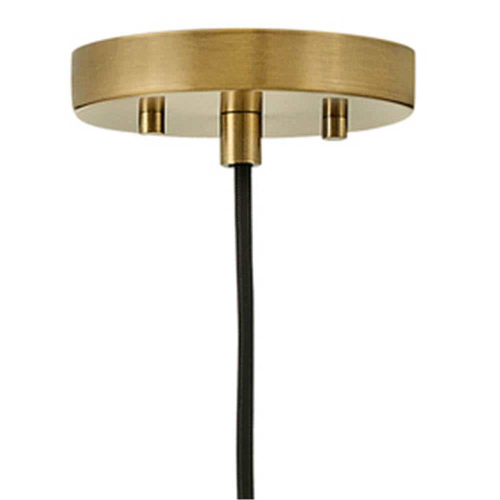 Lark 83017LCB Lacquered Brass Single Light Pendant Image 4