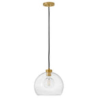 Lark 83018LCB Lacquered Brass Medium Pendant Image 3