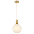 Lark 83027LCB Lacquered Brass Small Pendant Image 1