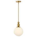 Lark 83027LCB Lacquered Brass Small Pendant Image 4