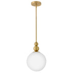 Lark 83027LCB Lacquered Brass Small Pendant Image 3