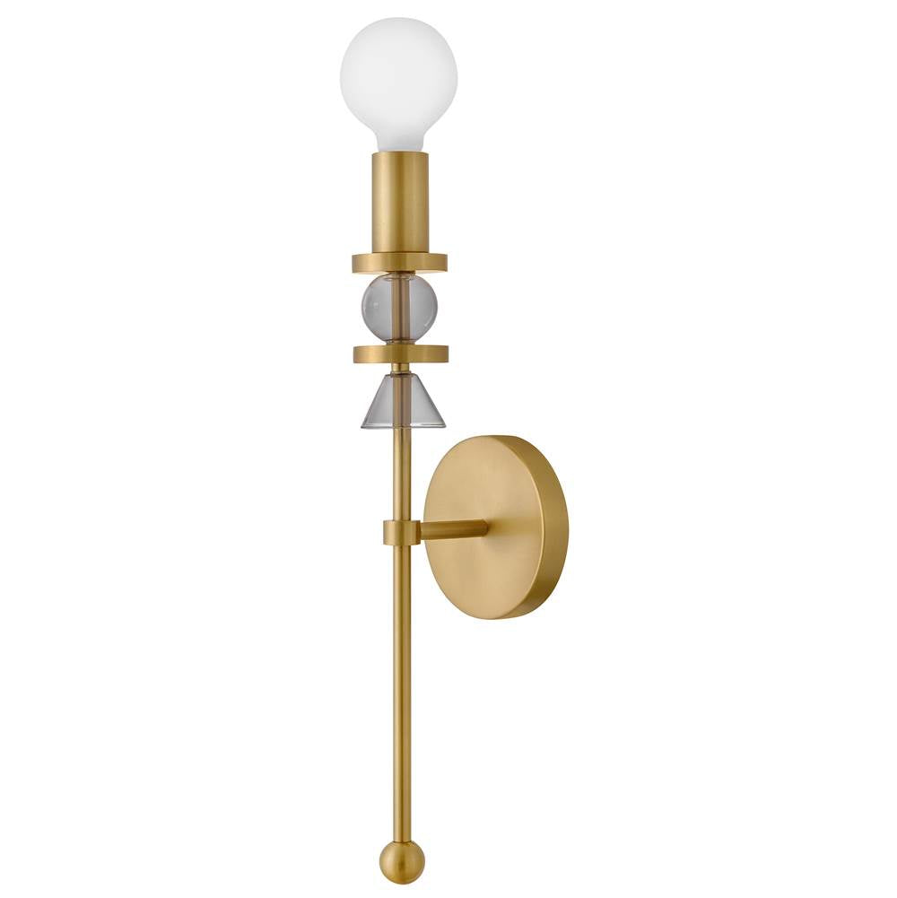 Lark Prim Large Single Light Sconce