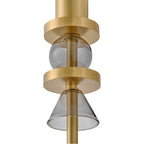 Lark 83040LCB Lacquered Brass Large Single Light Sconce Image 6