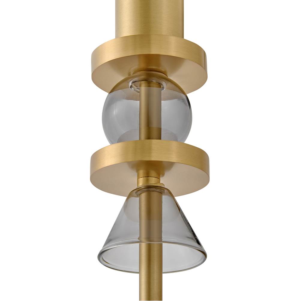 Lark 83040LCB Lacquered Brass Large Single Light Sconce Image 6