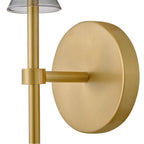 Lark 83040LCB Lacquered Brass Large Single Light Sconce Image 5