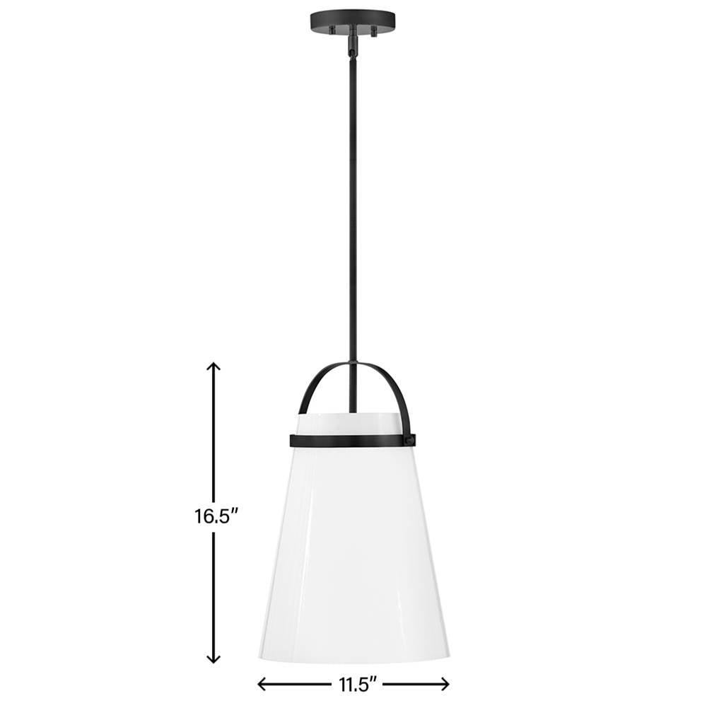 Lark 83053BK Black Single Light Pendant Image 4