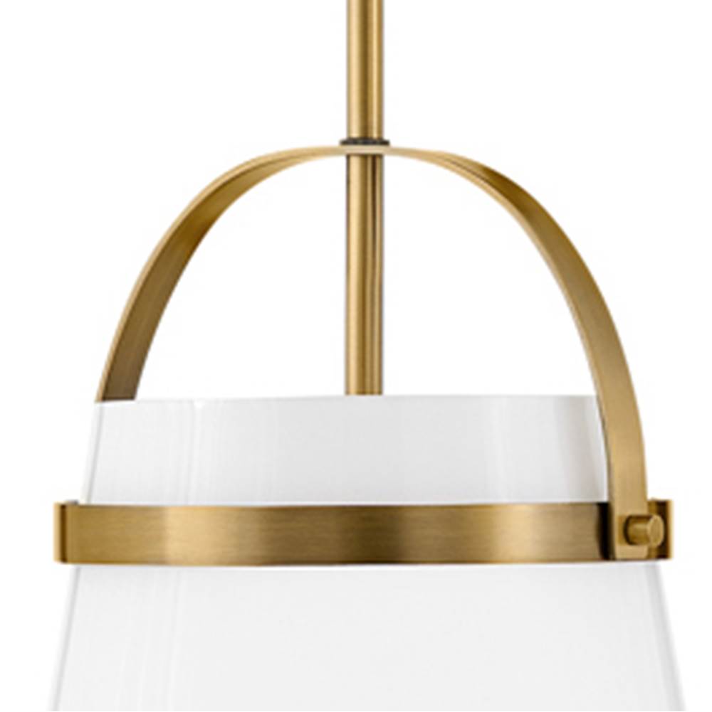 Lark 83053LCB Lacquered Brass Single Light Pendant Image 5