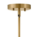 Lark 83053LCB Lacquered Brass Single Light Pendant Image 4