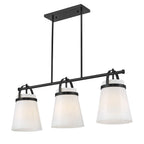 Lark 83056BK Black Three Light Linear Image 7