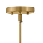 Lark 83057LCB Lacquered Brass Single Light Convertible Pendant Image 5