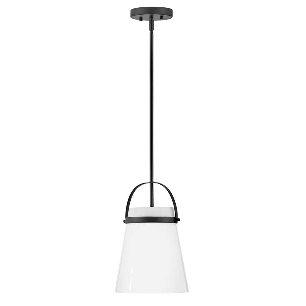 Lark 83057BK Black Single Light Convertible Pendant Image 1