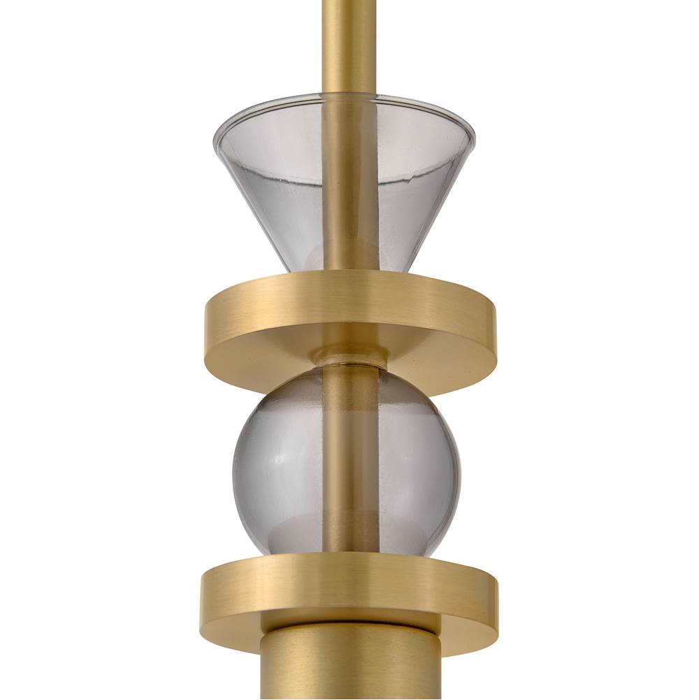Lark 83067LCB Lacquered Brass Extra Small Pendant Image 6