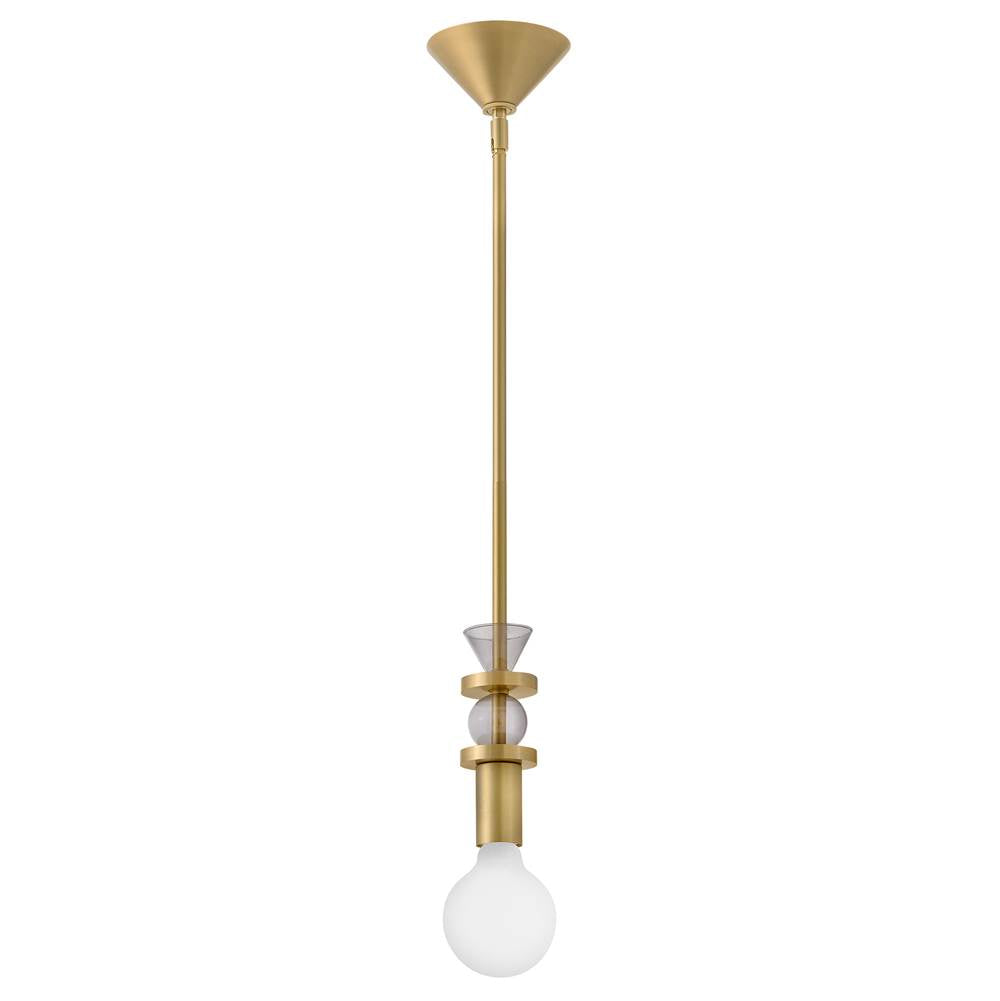 Lark 83067LCB Lacquered Brass Extra Small Pendant Image 3