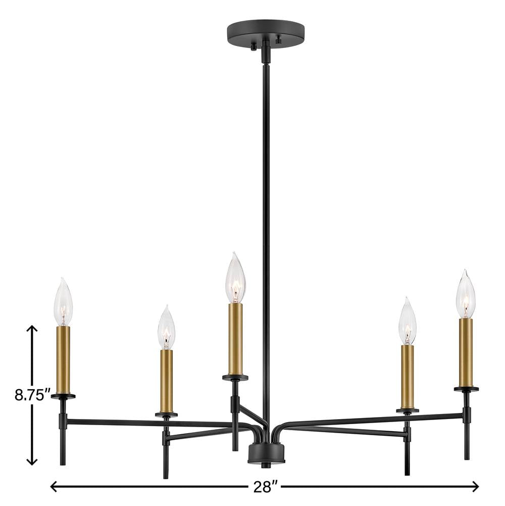 Lark 83075BK Black Medium Single Tier Image 2
