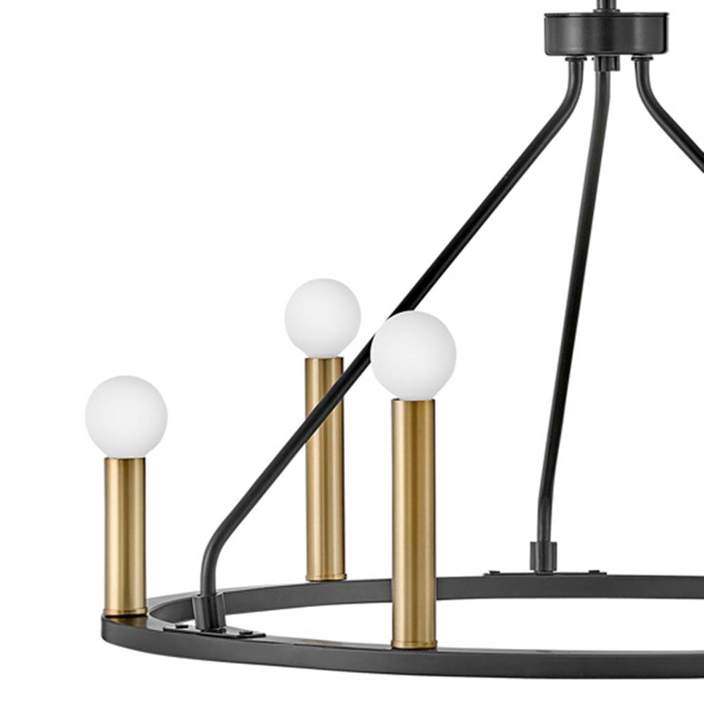 Lark 83155BK Black Small Single Tier Image 4