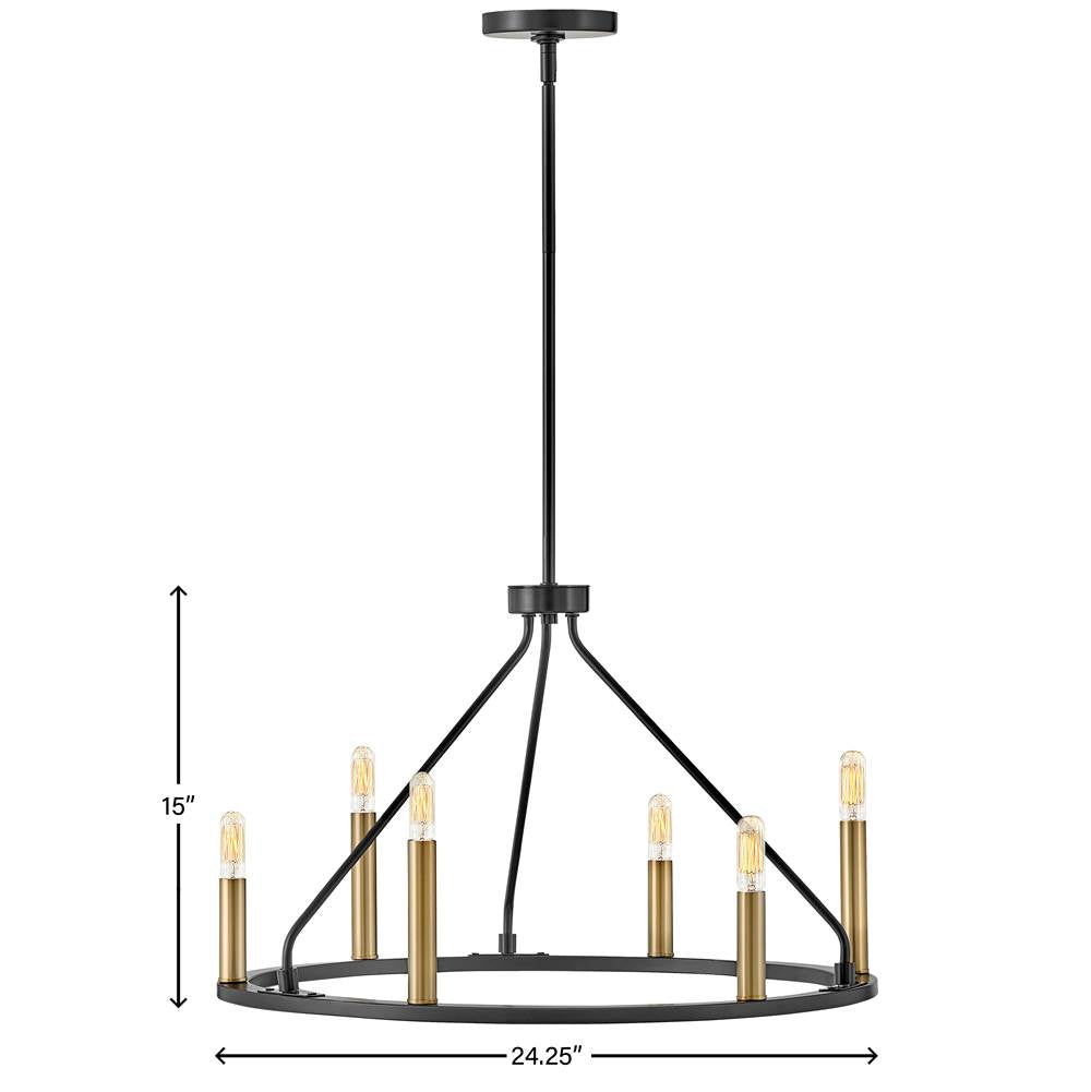 Lark 83155BK Black Small Single Tier Image 3