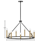 Lark 83158BK Black Medium Single Tier Image 3
