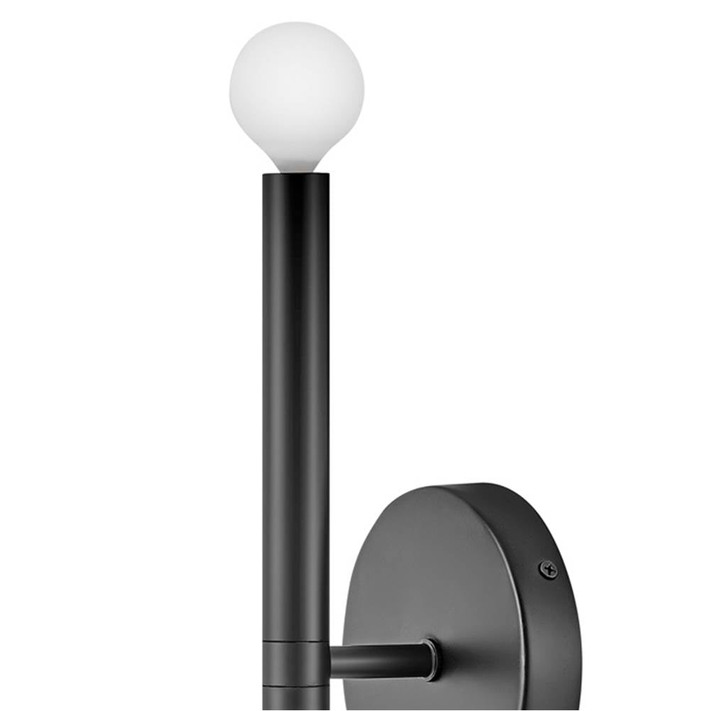 Lark 83192BK Black Two Light Tall Sconce Image 5