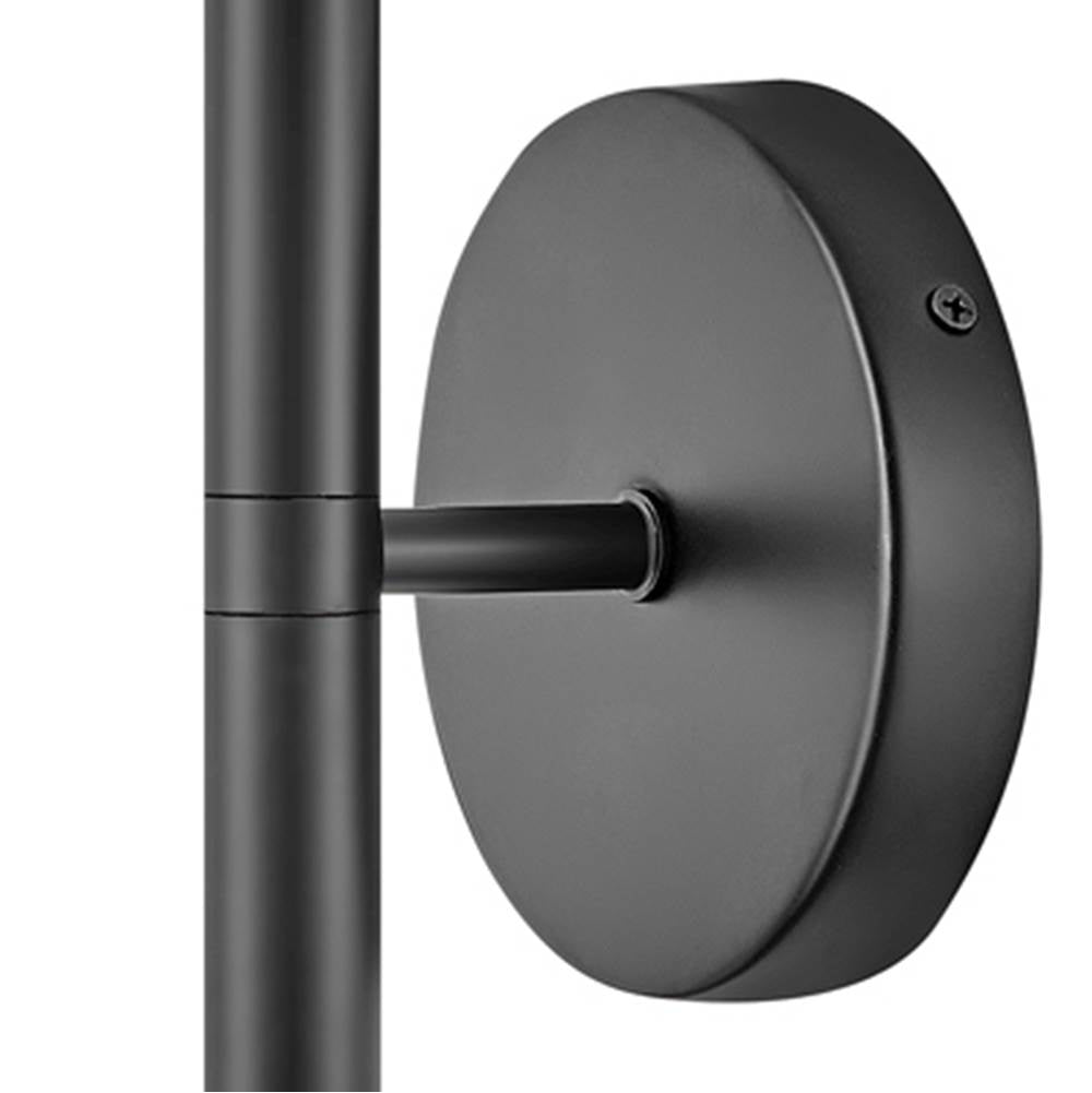 Lark 83192BK Black Two Light Tall Sconce Image 3