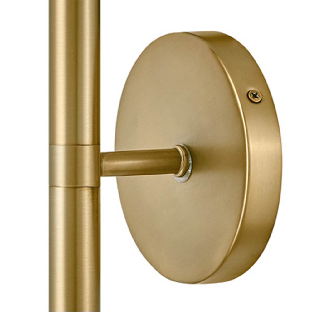 Lark 83192LCB Lacquered Brass Two Light Tall Sconce Image 5